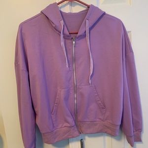 Purple Zip-up Hoodie
